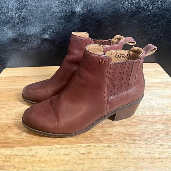 Vionic Bethany Brown Ankle Boots Size 5 - Picture 1 of 15